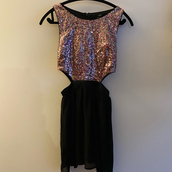 Sparkly pink and black dress - Picture 2 of 3